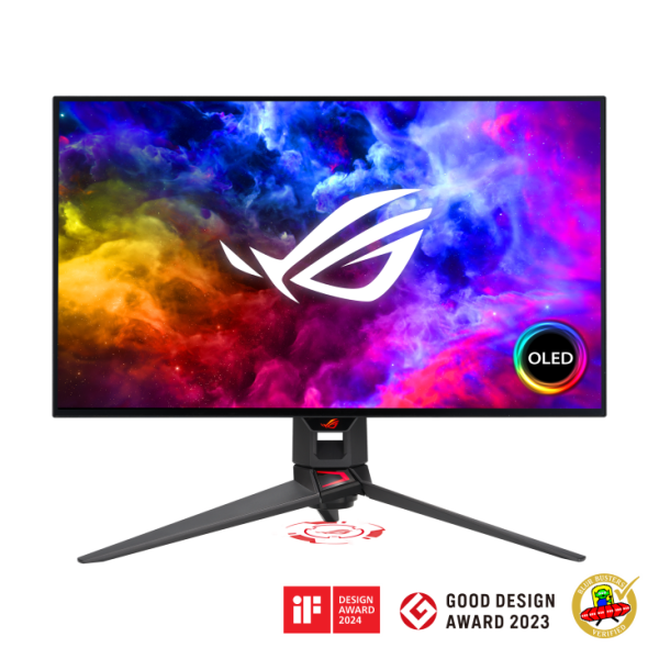 ASUS ROG Swift OLED PG27AQDM gaming monitor ― 27" QHD (2560 x 1440) OLED panel, 240 Hz, 0.03 ms