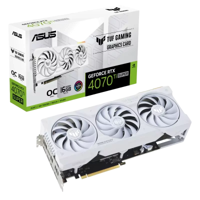 ASUS TUF Gaming GeForce RTX™ 4070 Ti SUPER White- UPTECHBOX