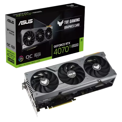 ASUS TUF Gaming GeForce RTX™ 4070 Ti SUPER  Preto Mito- UPTECHBOX