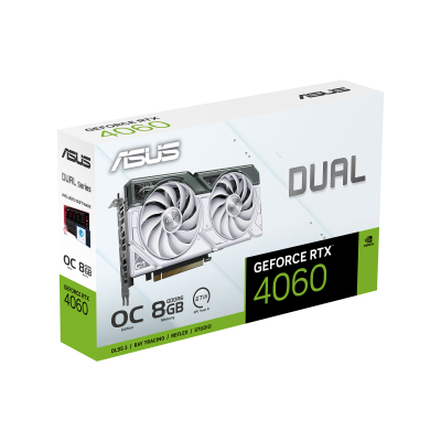 ASUS Dual GeForce RTX™ 4060 Branco Edição OC - UPTECHBOX