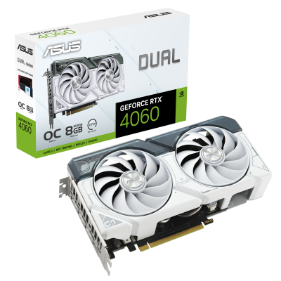 ASUS Dual GeForce RTX™ 4060 Ti Branco - UPTECHBOX