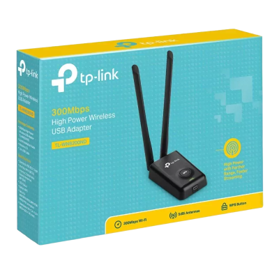 Adaptador USB sem fio de alta potência de 300 Mbps. - UPTECHBOX