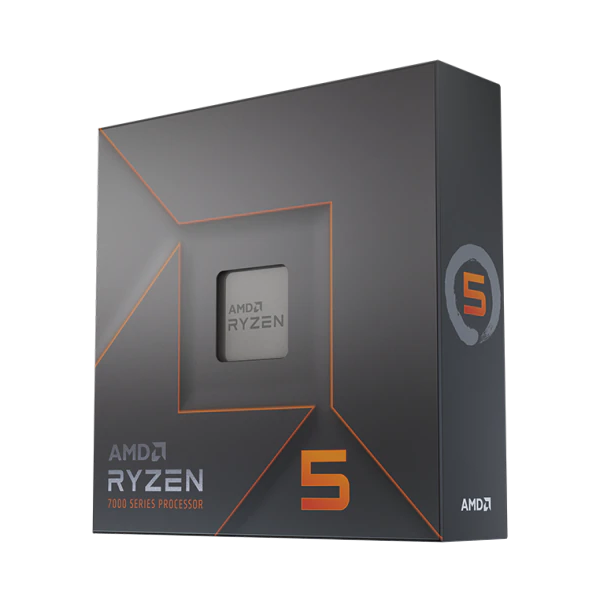 AMD RYZEN 5 7600X 4.7GHZ A 5.3GHZ 38MB CACHE 6C/12T RADEON GRAPHICS 105W BOX - SEM COOLER