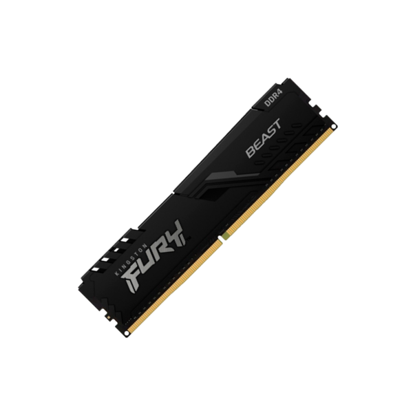 Memória RAM Kingston Fury Beast 8GB (1x8GB) DDR4-3200MHz 1R CL16 Preta