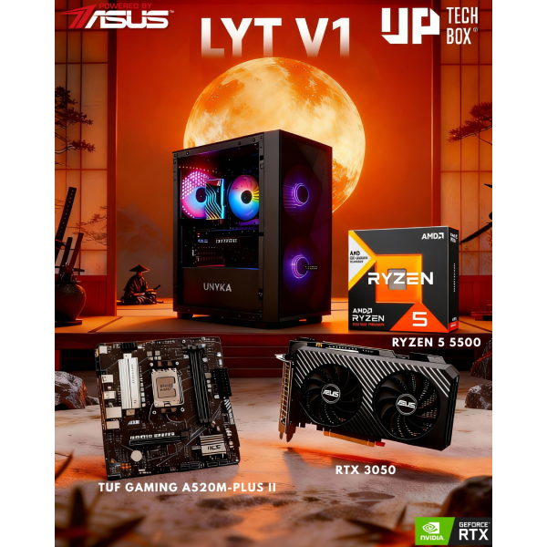 LYT V1 - Ryzen 5 5500 Hexa-Core / NVIDIA RTX 3050 / 16GB RAM / 1TB SSD / S/SO