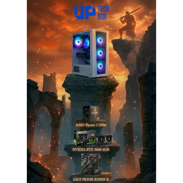 LYT V3 - Ryzen 5 5500 / NVIDIA RTX 5060 / 16GB RAM / 1TB SSD / WINDOWS 11