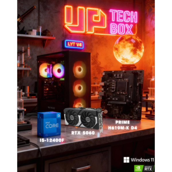 LYT V4 - i5 12400F / NVIDIA RTX 5060 / 32GB RAM / 1TB SSD/ WINDOWS 11